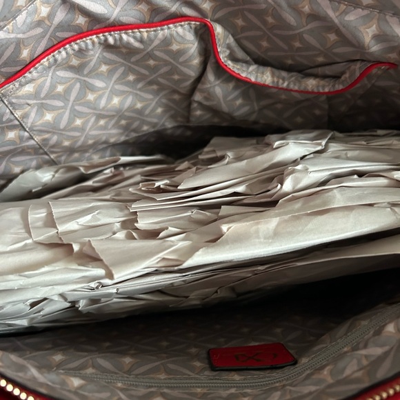 NWT CXL by Christian Lacroix Style#: CXLH24972-RED VOGUE QUILTED TOTE - Picture 8 of 14